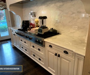 Marble kitchen restoration