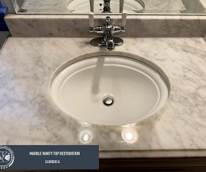 marble vanity top restoration