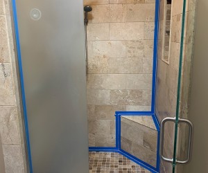 Shower caulking