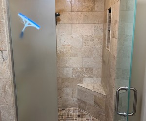 Shower caulking