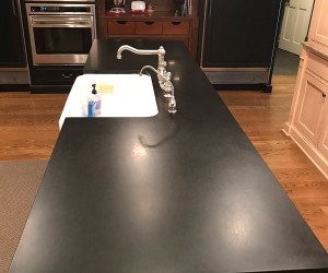 Etched mark removal (Limestone countertop)