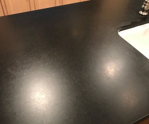 Etched mark removal (Limestone countertop)