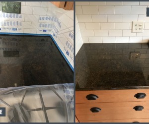 Granite countertops restoration