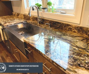 Granite kitchen restoration and repair