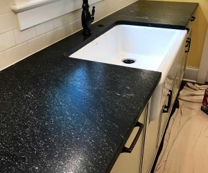 Granite kitchen restoration - Deep clean, buff and seal