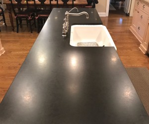 Etched mark removal (Limestone countertop)