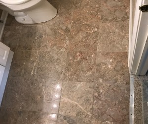 Marble floor restoration