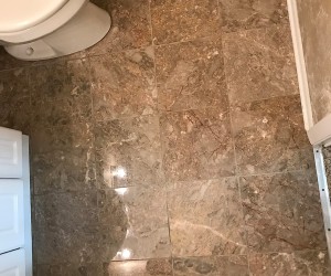 Marble floor restoration