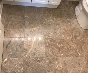 Marble floor restoration