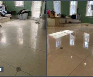 Marble floor restoration