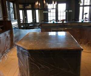Marble island restoration