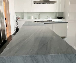 Marble kitchen restoration in Chicago