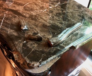 Marble table repair