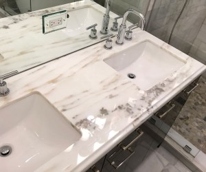 Marble Vanity top restoration
