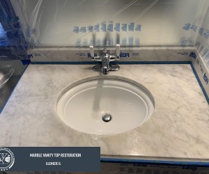 marble vanity top restoration