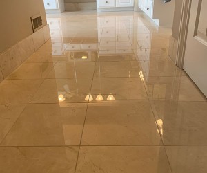 Marble floor restoration
