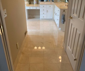 Marble floor restoration