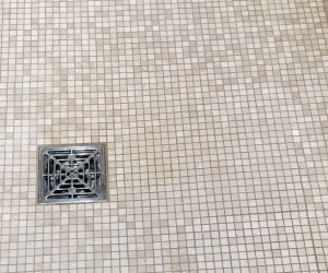 Shower floor cleaning and sealing