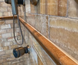 Shower surround - deep clean,  buff and seal