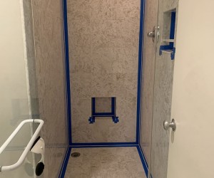 shower surround deep clean