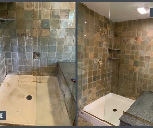 Shower surround restoration
