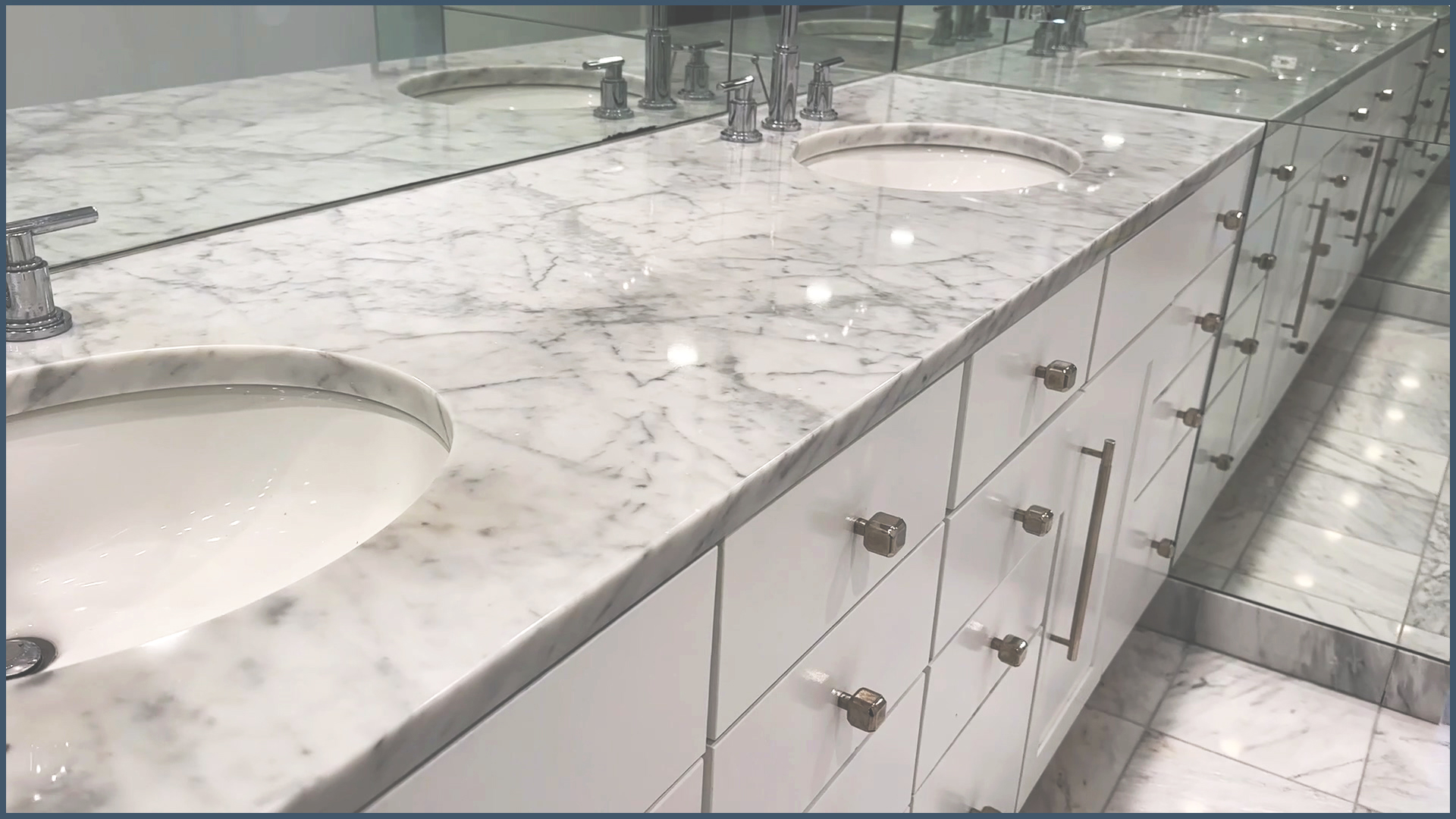 Marble bathroom