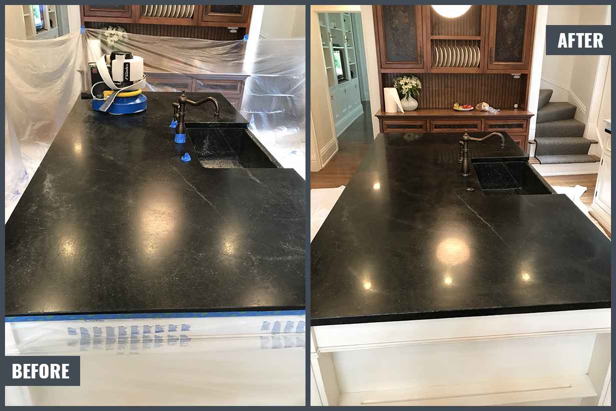 Soapstone restoration